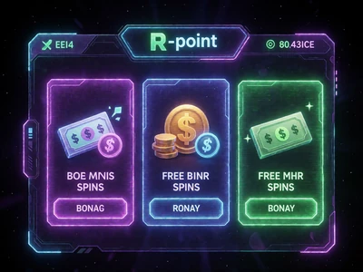 Holografische Reward-Shop-Oberfl&auml;che mit leuchtenden Produktkarten f&uuml;r Bonusgeld und Freispiele bei Roby Casino